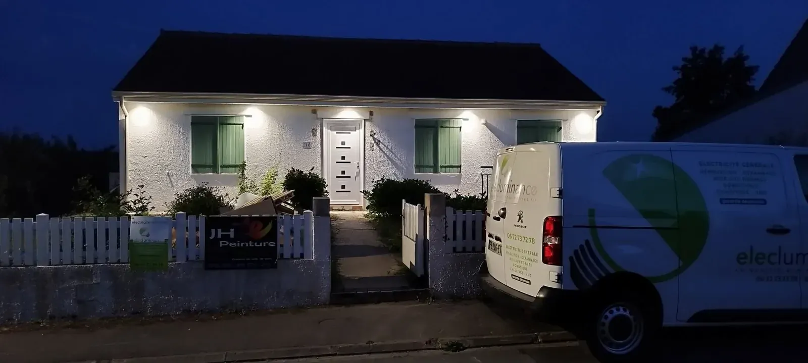 Installation complète d'éclairage LED